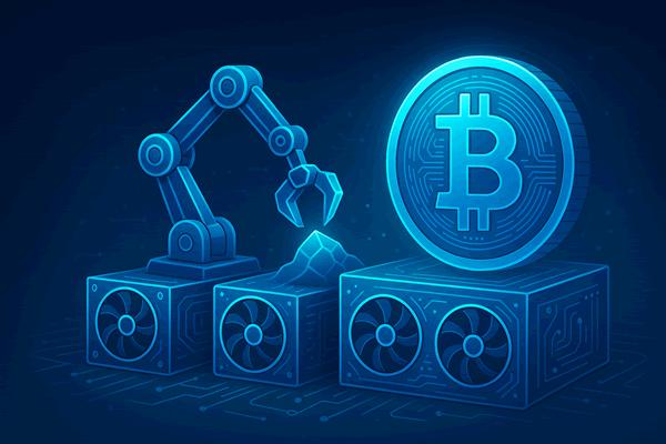 Логотип майнинга Биткоина